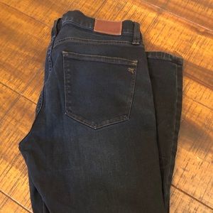 Madewell Black Skinny Ankle Jeans